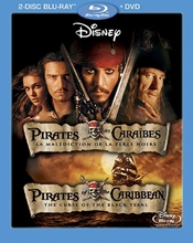 Picture of Pirates des Caraïbes : La Malédiction de perle noire (Bilingual Blu-ray Combo Pack) [Blu-ray + DVD]