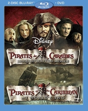 Picture of Pirates des Caraïbes : Jusqu'au bout du monde (Bilingual Blu-ray Combo Pack) [Blu-ray + DVD]