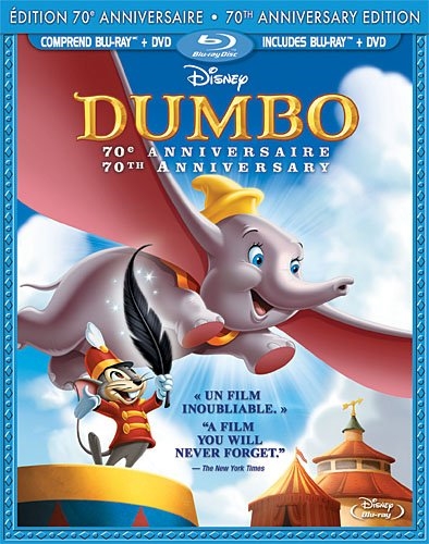 Picture of Dumbo: 70th Anniversary Edition - 2-Disc BD Bilingue Combo Pack (BD+DVD) [Blu-ray] (Bilingual)