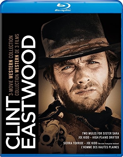 Picture of Clint Eastwood: 3-Movie Western Collection: Two Mules For Sister Sara / Joe Kidd / High Plains Drifter [Blu-ray] (Bilingual)