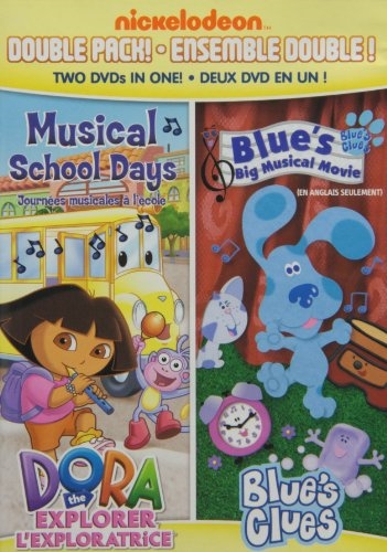 Picture of Dora & Blue's Clues Double Feature: Dora Musical School Days & Blue's Big Musical Movie (Bilingual)