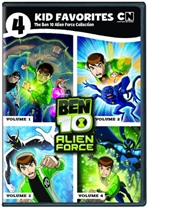 Picture of 4 Kid Favorites Cartoon Network Ben 10 Alien Force