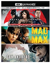 Picture of 4K Starter Pack (Batman v Superman, Mad Max Fury Road, San Andreas) - Amazon Exclusive [Blu-ray]