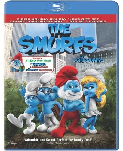 Picture of The Smurfs (3-disc Holiday Gift Set) [Blu-ray + DVD] (Bilingual)