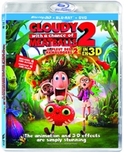 Picture of Cloudy with a Chance of Meatballs 2 - Il pleut des hamburgers 2 [Blu-ray 3D + DVD + UltraViolet] (Bilingual)