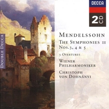 Picture of MENDELSSOHN: THE SYMPHONIE  by DOHNANYI CHRISTOPH VON