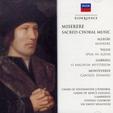 Picture of MISERERE-RELIGIOUS CHORAL  by VARIOUS ARTISTS