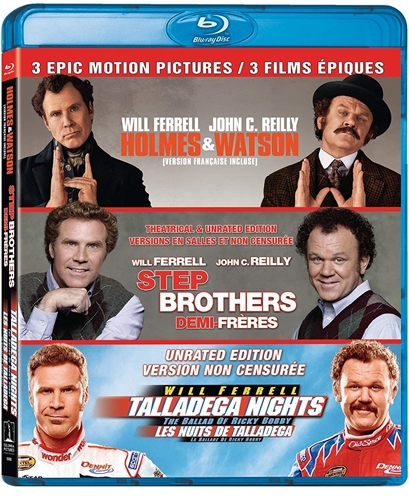 Picture of Holmes And Watson/Step Brothers/Talladega Nights: The Ballad Of Ricky Bobby [Blu-ray+Digital]