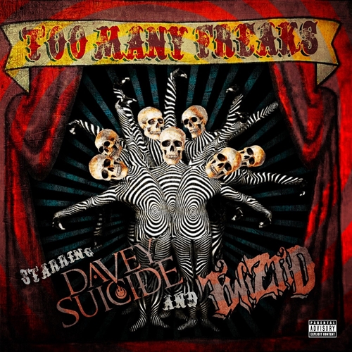 Picture of TOO MANY FREAKS(10" by DAVEY SUICIDE/TWIZTID