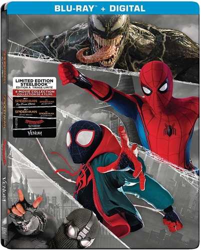 Picture of Spider-Man: Far from Home / Spider-Man: Homecoming / Spider-Man: Into the Spider-Verse / Venom (Bilingual) [Blu-ray+Digital]