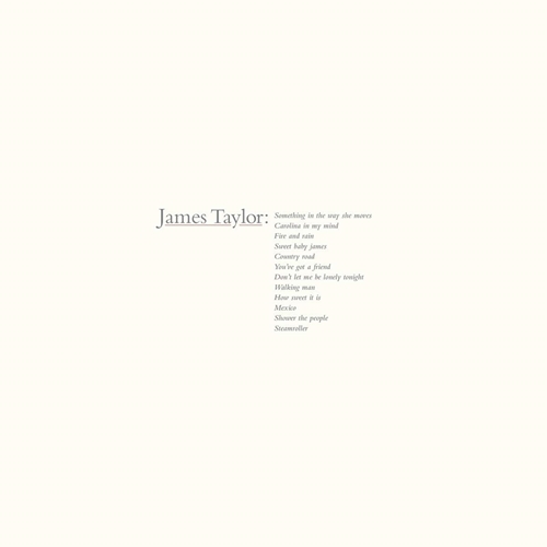 Picture of JAMES TAYLOR'S GREATEST HITS (2019 REMASTER)  by JAMES TAYLOR