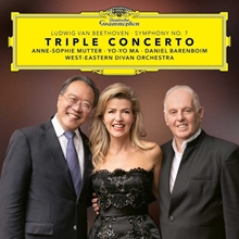 Picture of Beethoven: Triple Concerto & Symphony No. 7 LP  by Yo‐Yo Ma, Daniel Barenboim, West‐ Eastern Divan Orchestra Anne‐Sophie Mutter