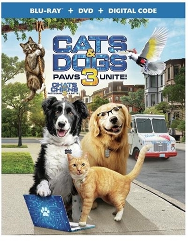 Picture of Cats & Dogs 3: Paws Unite! (Bilingual) [Blu-ray+DVD+Digital]
