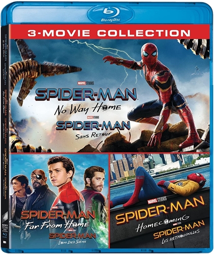 Picture of Spider-Man: Far from Home / Spider-Man: Homecoming / Spider-Man: No Way Home (Bilingual) (Blu-ray+Digital)