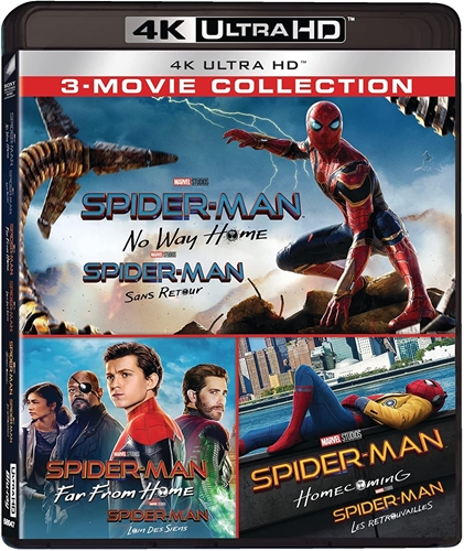 Picture of Spider-Man: Far from Home / Spider-Man: Homecoming / Spider-Man: No Way Home (Bilingual) [UHD]
