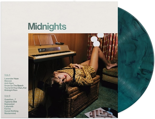Picture of Midnights (Limited Edition Jade Green Version) by Taylor Swift [LP]