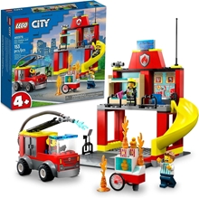 Picture of LEGO-City Fire-Fire Station and Fire Truck