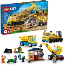 Picture of LEGO-City Great Vehicles-Construction Trucks and Wrecking Ball Cr