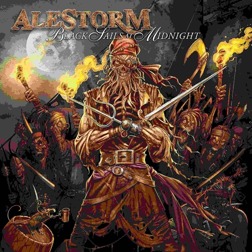 Picture of Black Sails At Midnight Vinyl (LP)  by Alestorm