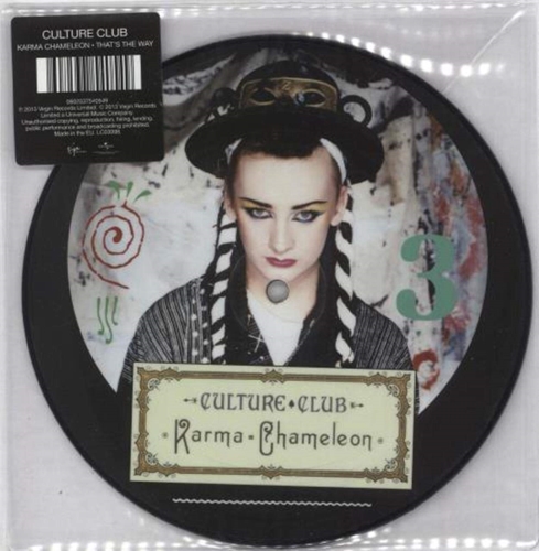 Picture of KARMA CHAMELEON(7'')  by CULTURE CLUB