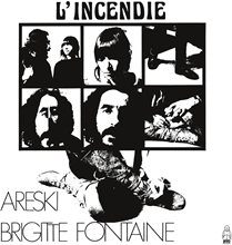 Picture of L'Incendie (White Lp)  by Areski & Brigitte Fontaine