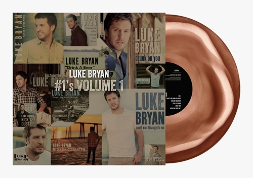 Picture of #1'S VOL. 1(BROWN SWIRL LP  by LUKE BRYAN