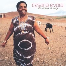 Picture of Sao Vicente Di Longe (Orange & Black Marbled Vinyl)  by Cesaria Evora