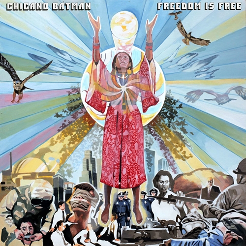 Picture of FREEDOM IS FR(PINK & BL/LP  by CHICANO BATMAN