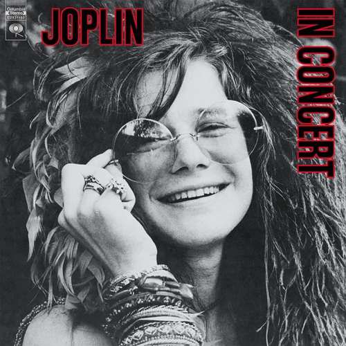 Picture of Joplin In Concert (Black & White Marbled Vinyl)  by Janis Joplin