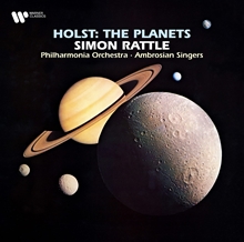 Picture of HOLST: THE PLANETS  by SIR SIMON RATTLE/PHILHARMONIA ORCHESTRA