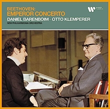 Picture of Beethoven: Piano Concerto No. 5 "Emperor" (LP)  by Otto Klemperer & New Philharmonia Orchestra Daniel Barenboim