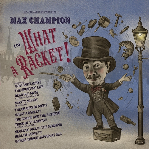 Picture of Mr. Joe Jackson Presents Max Champion In 'What A Racket!' (LP)  by Max Champion