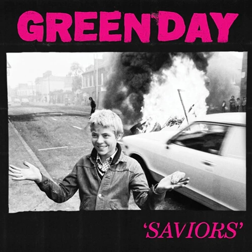 Picture of Saviors (Black & Pink Vinyl)(LP)  by Green Day