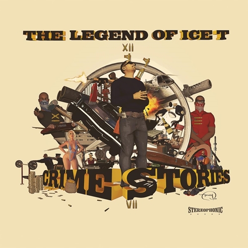 Picture of The Legend Of Ice T: Crime Stories (Clear W/ Red Splatter)