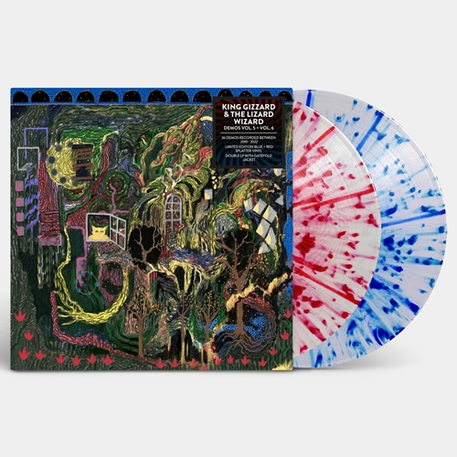 Picture of Demos Vol. 5 + Vol. 6 (Demos Vol. 5 + Vol. 6 (Red & Blue Splatter Vinyl) (LP)  by King Gizzard & The Lizard Wizard