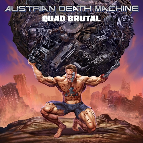 Picture of Quad Brutal (Blue Vinyl) (LP)  by Austrian Death Machine