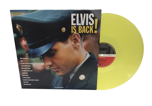 Picture of ELVIS IS BACK!  (YELLOW VINYL)