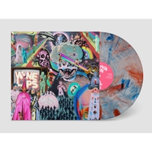 Picture of SUPER MEGA ULTRA (LIMITED)(Blue, White and Pink Swirly Vinyl)(LP)  by WINE LIPS