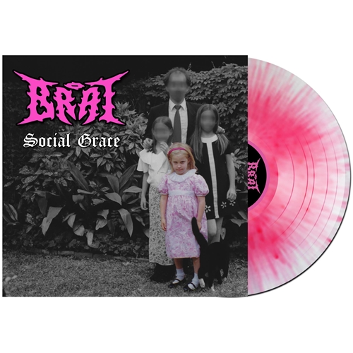 Picture of Social Grace (White With Pink Splatter Vinyl) (LP)  by Brat