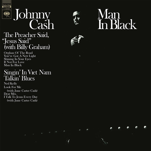 Picture of Man In Black (Transparent Vinyl) (LP)  by Johnny Cash