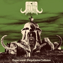 Picture of SUPERSONIC MEGAFAUNA COLLISION (SIDE A–SIDE B WHITE/GREEN/ORANGE VINYL)