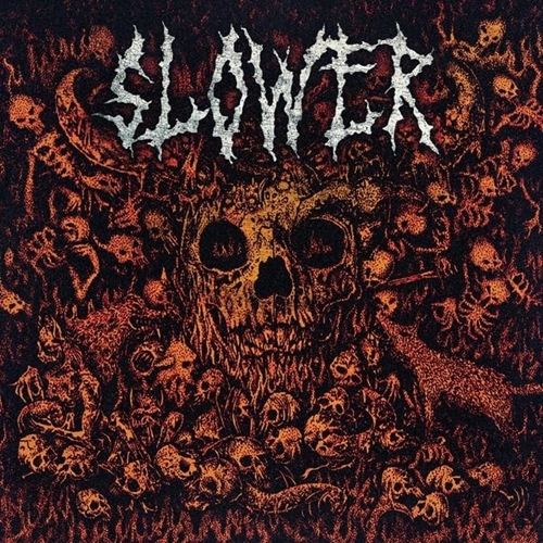 Picture of SLOWER (TRANSP. BACK. RED/SPLATTER BLACK VINYL)