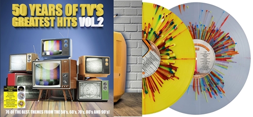 Picture of 50 YEARS OF TV'S GREATEST HITS VOL. 2 (COLOUR VINYL)(RSD 2023)