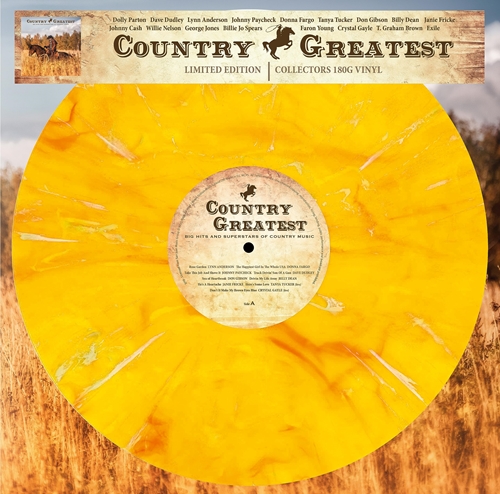 Picture of COUNTRY GREATEST (LTD YELLOW MARBLED VINYL)