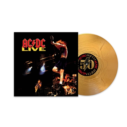 Picture of Live (50th Anniversary Gold Color Vinyl) (2LP)  by AC/DC