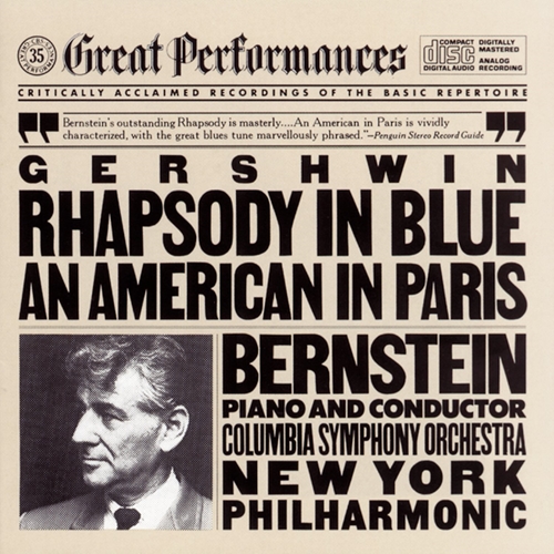 Picture of Gershwin: Rhapsody In Blue/An Americ An In Paris  by Leonard Bernstein