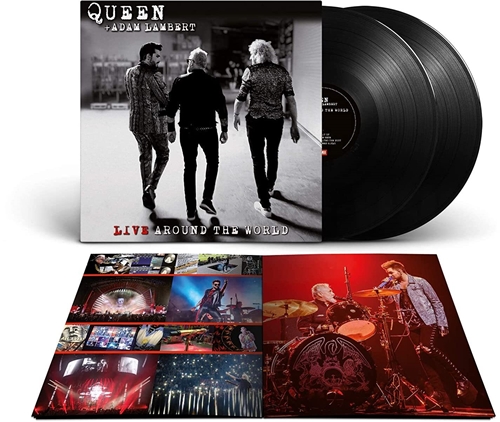 Picture of LIVE AROUND THE WORLD(2LP)  by QUEEN/ADAM LAMBERT