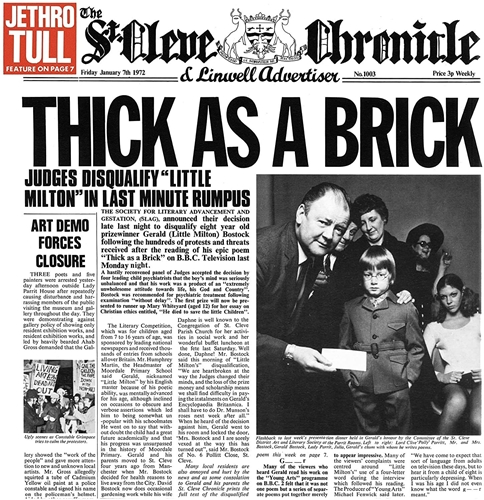 Picture of THICK AS A BRICK (40TH ANNIVERSARY SPECIAL EDITION)  by JETHRO TULL