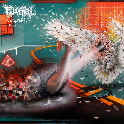 Picture of Coagulated Bliss (Orange, Black And White Tricolour Vinyl) (LP)  by Full Of Hell