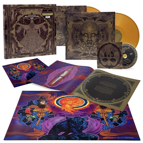 Picture of Crack The Skye (15th Ann Deluxe Ed)[Gold Vinyl](2LP+Blu-ray)  by Mastodon